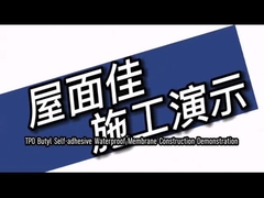 Bondsure® TPO Hava Koşullarına Dayanıklı Butil Kendinden Yapışkanlı Su Yalıtım Membranı